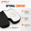 Memory Foam Seat Cushion Coccyx Tailbone Pain Relief Office Chair Car Pad - product image 4