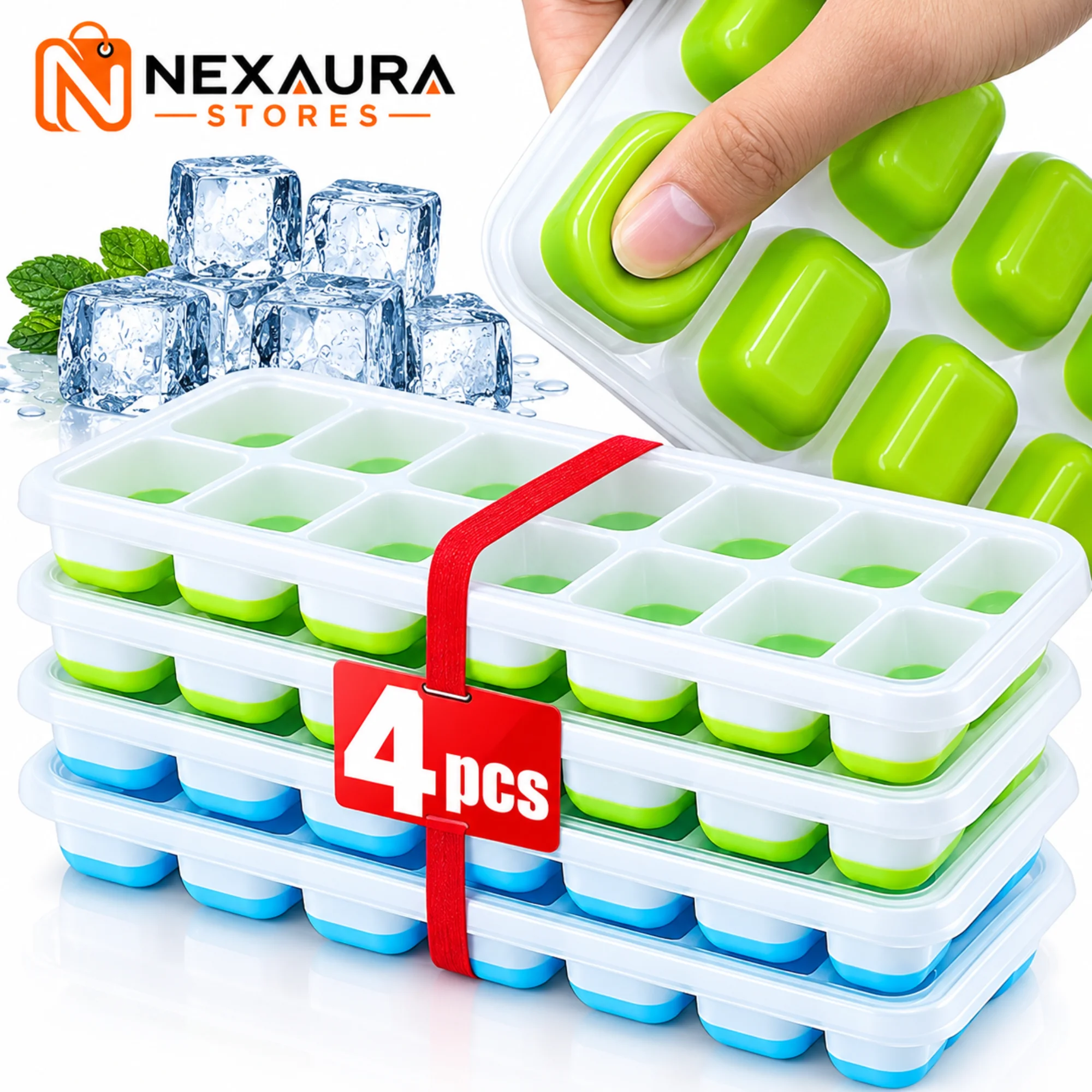 Silicone Ice Cube Tray
