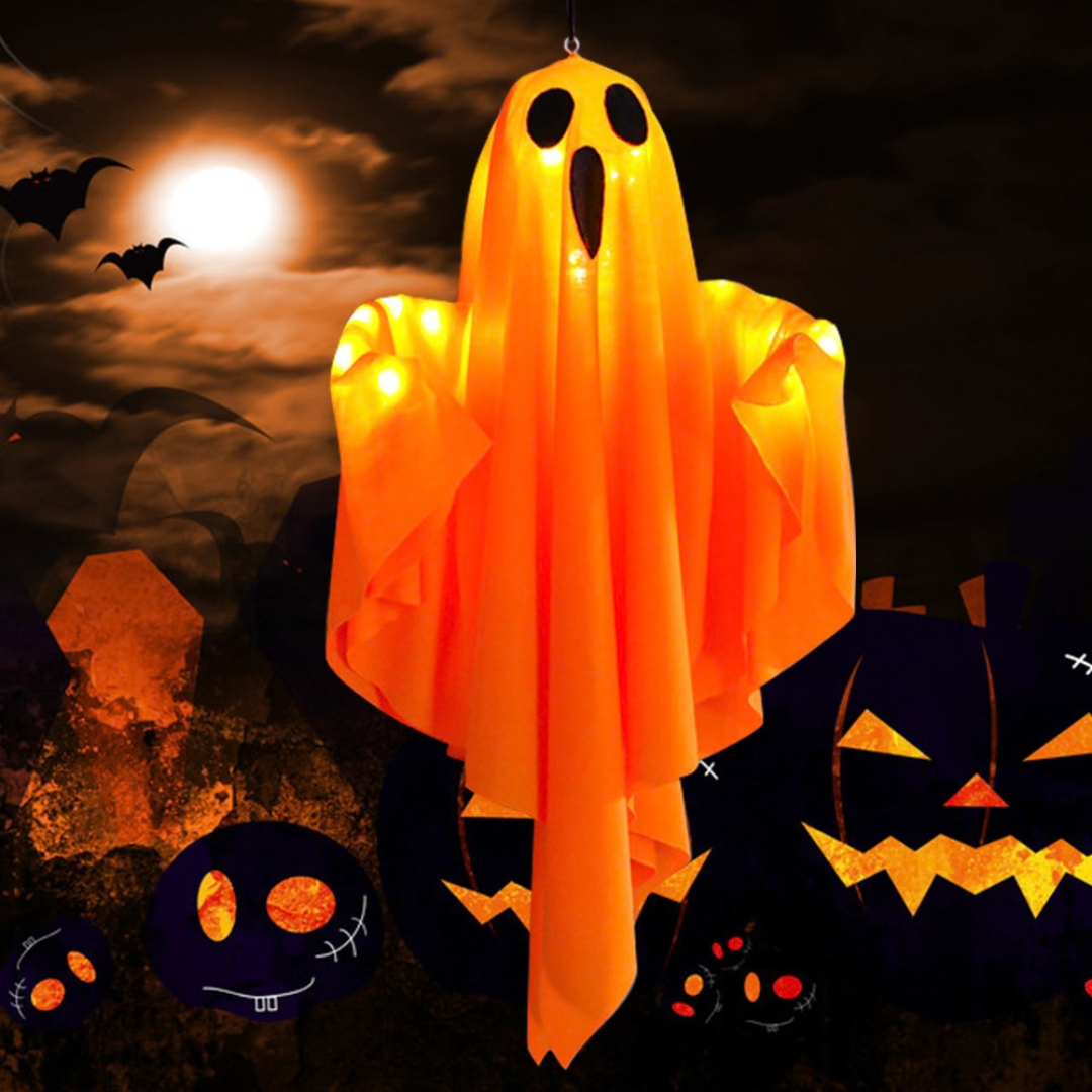 Halloween Glowing Ghost Light Outdoor Decor Garden Prop Party Home Hanging Decor - product image 9
