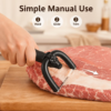 Handheld Fat Trimmer For Beef & Pork,U-Shaped Curved Holder Targets Surface Fat - product image 9