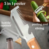2Pcs Vegetable Peeler 3 in 1 Multi-Functional for Kitchen Stainless Steel Peeler - product image 6