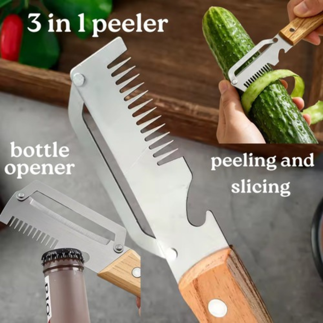 2Pcs Vegetable Peeler 3 in 1 Multi-Functional for Kitchen Stainless Steel Peeler - product image 6