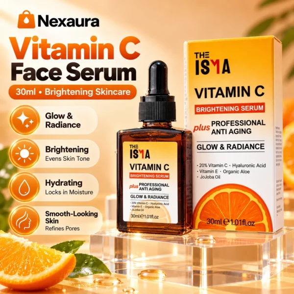 Vitamin C Face Serum 30ml – Brightening Hydrating Skincare
