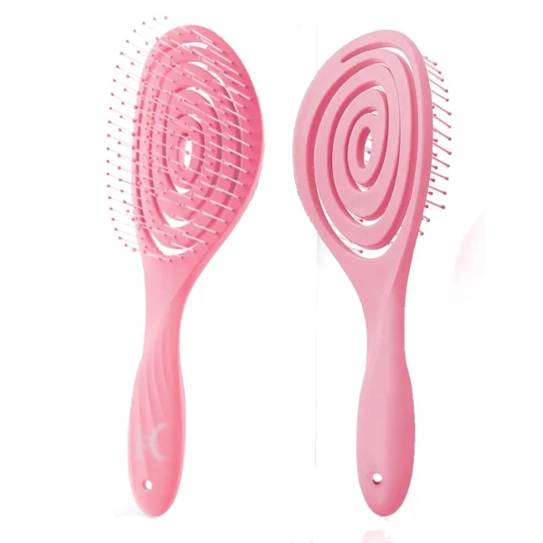 Detangling Hair Brush – Gentle Pain-Free Brush for Curly & Thick Hair, Wet & Dry (Unbranded)