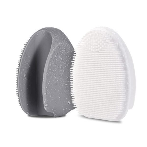 Silicone Facial Cleansing Brush – Soft Manual Exfoliating Pad for Daily Skincare