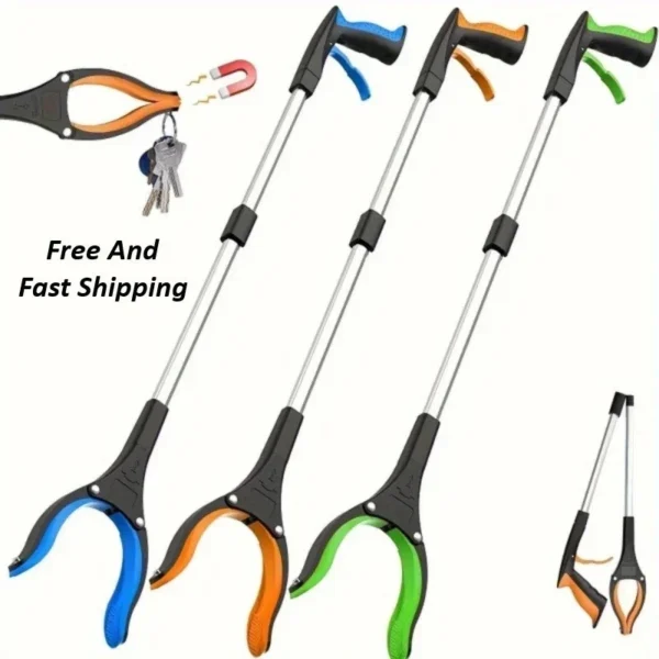 32-inch Garbage Picker Gripper with 360° Rotating Head