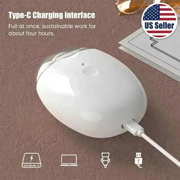 2-in-1 Electric Nail Clipper with LED