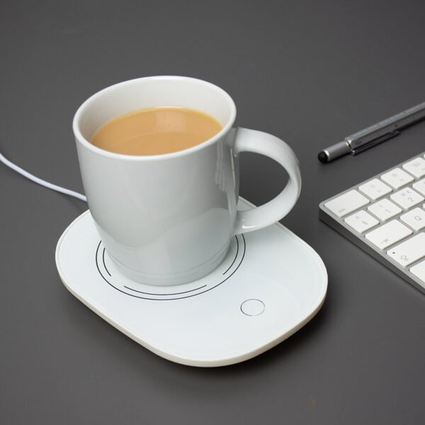 USB Coffee Mug Warmer – 3-Temperature Heating Coaster Pad