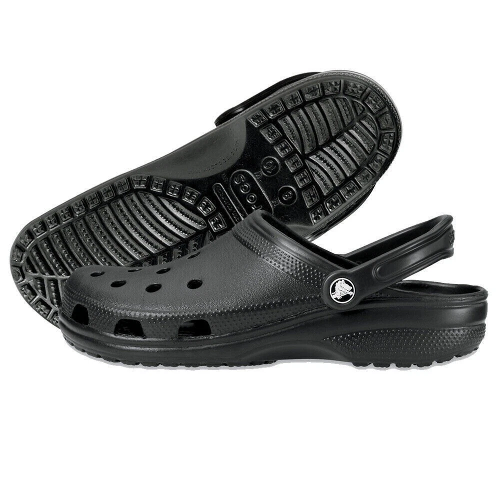 Unisex Black/White Cozy Classic Clog Ultra-Light Slip-On Shoes Free Ship U-S-A - product image 5