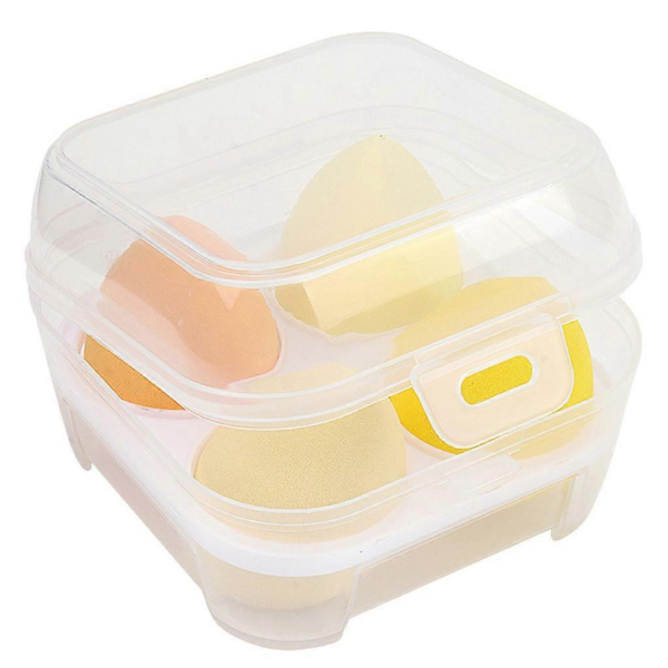 Latex-Free Makeup Sponge Blender Set 6-pc with Travel Case - image 1