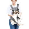 Legs-Out Pet Carrier Backpack – Breathable Mesh Front Pack, Red - image 2