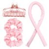 Heatless Curling Headband Set – Satin Hair Curler, No Heat Overnight Curls - image 2