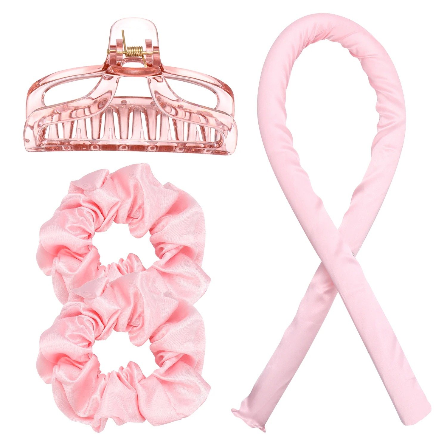 Heatless Curling Headband Set – Satin Hair Curler, No Heat Overnight Curls - image 2