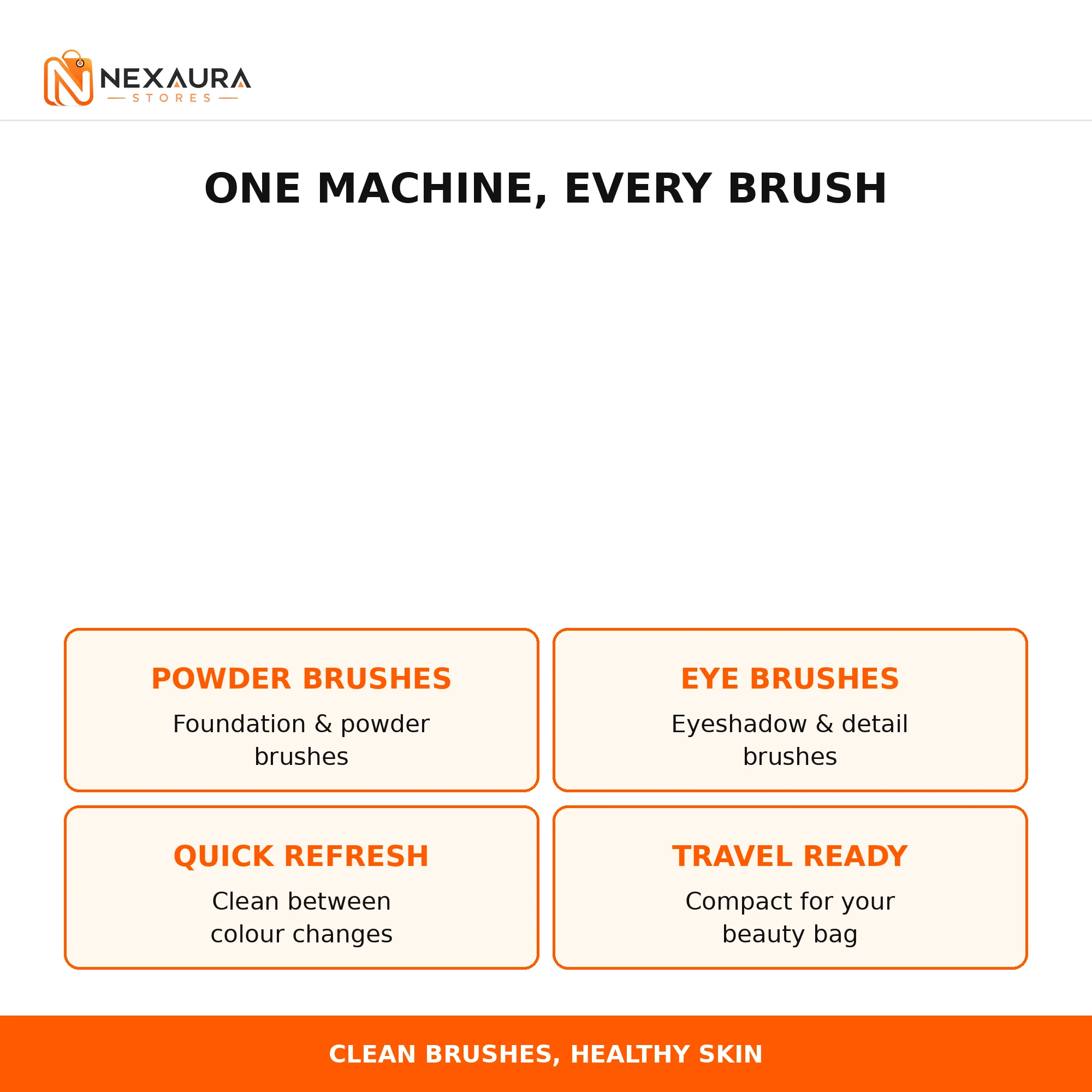 Uses for the electric makeup brush cleaner machine