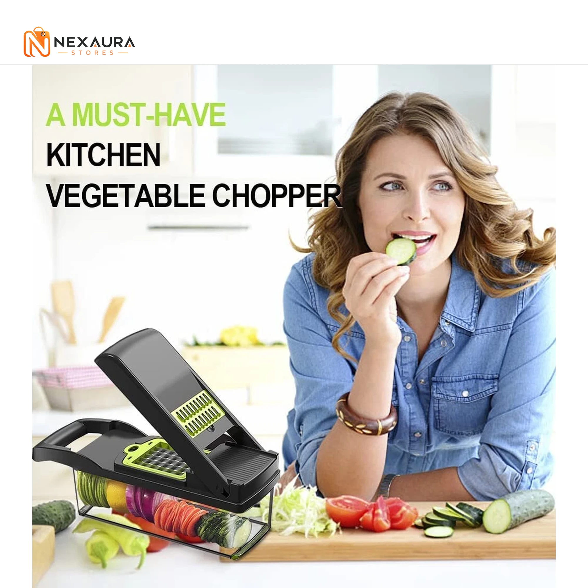 How to use the vegetable chopper in simple steps