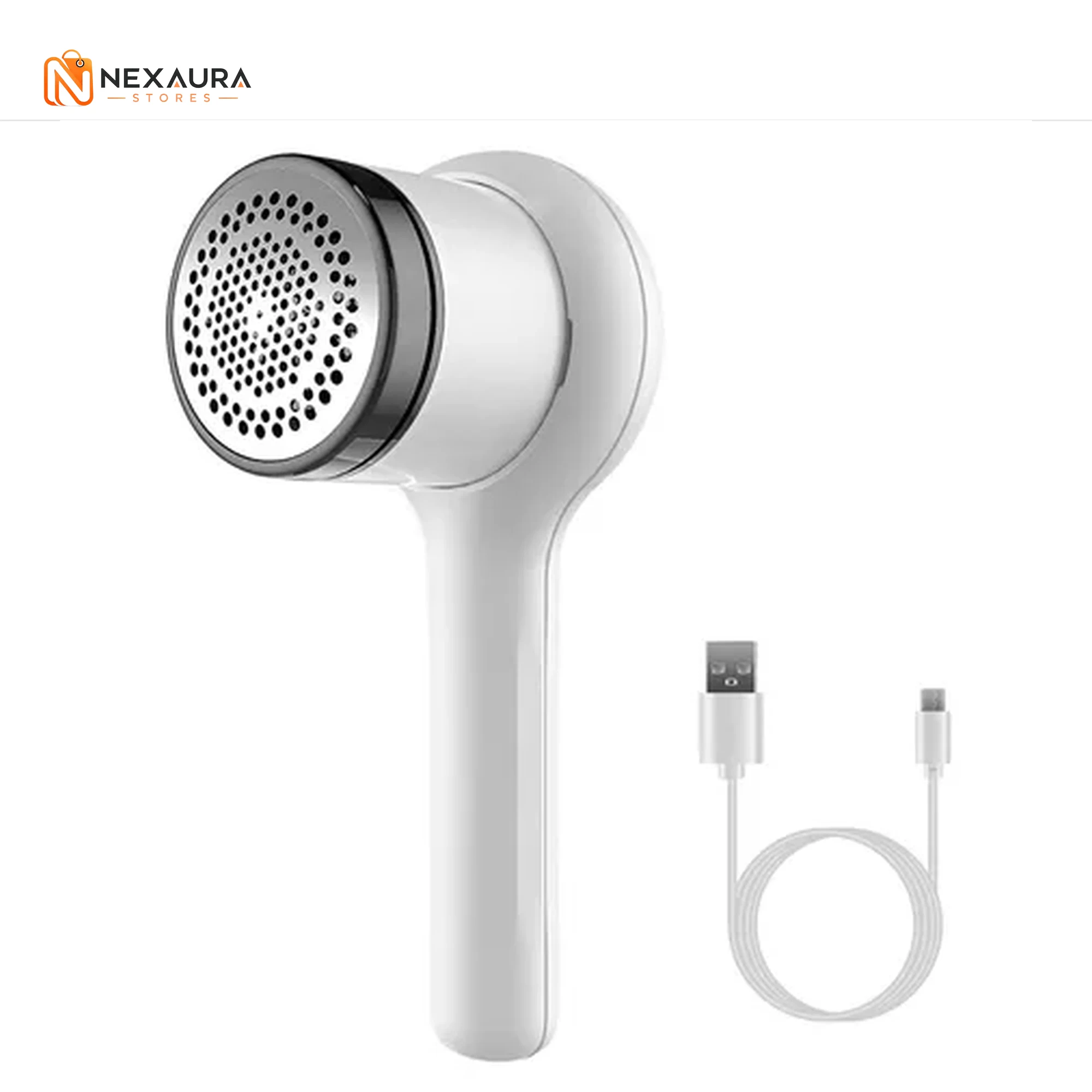 Lint remover with USB charging cable