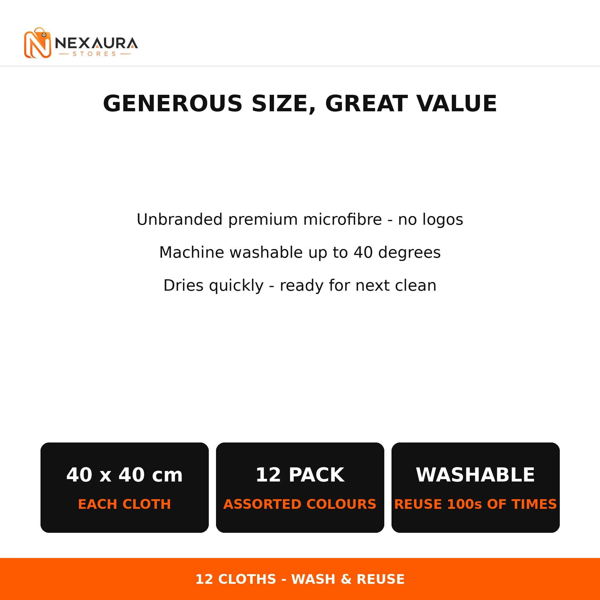 Microfibre cloth specifications