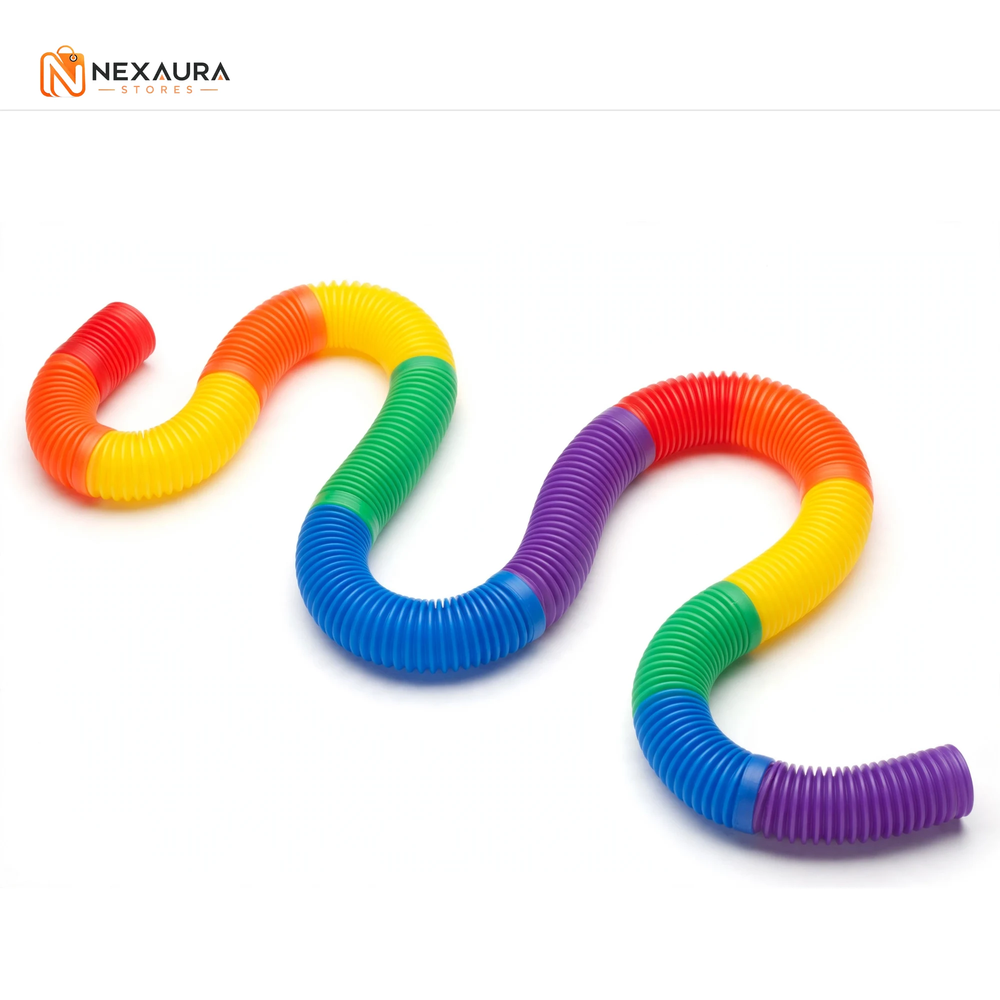 Pop tubes connected end to end