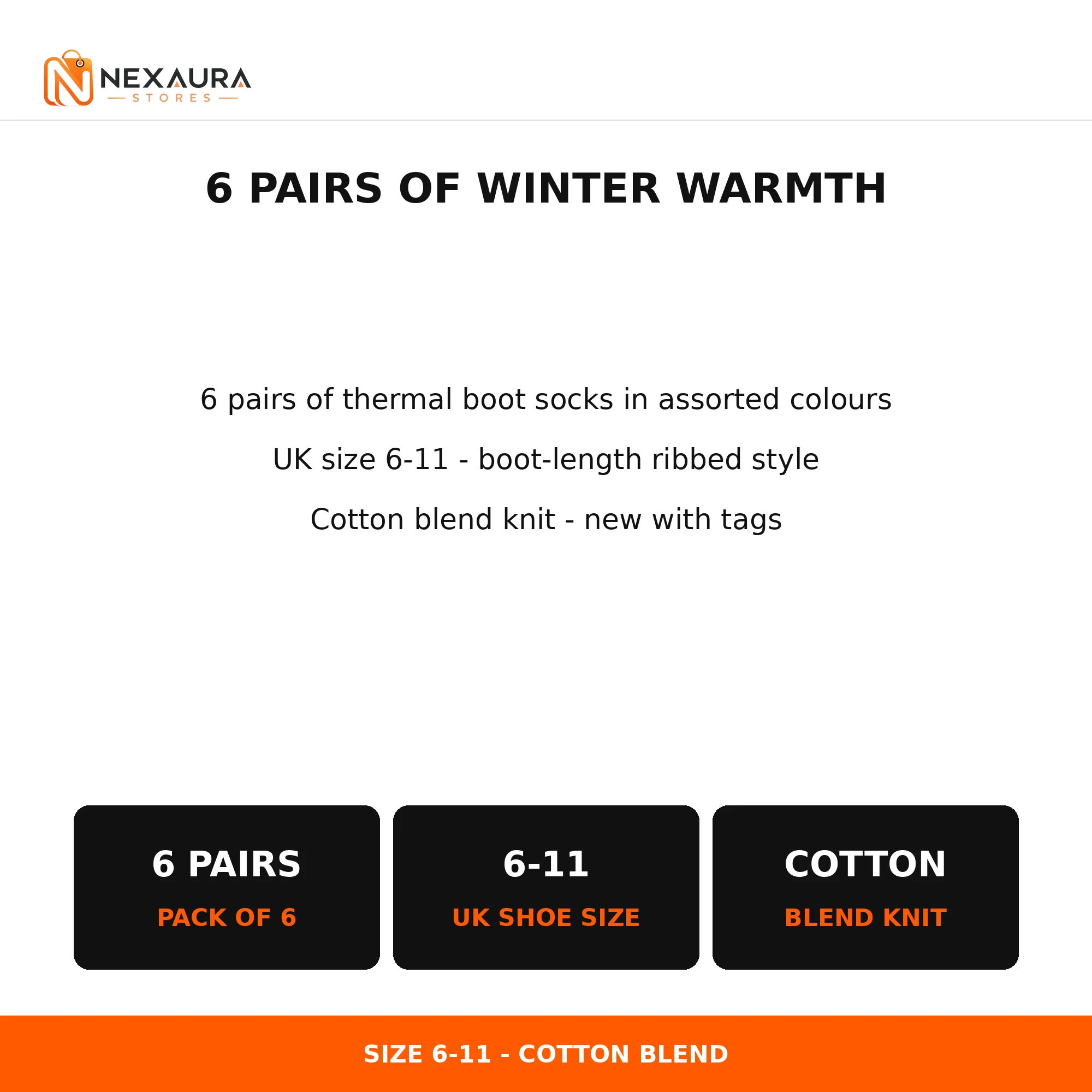 Thermal boot socks specifications