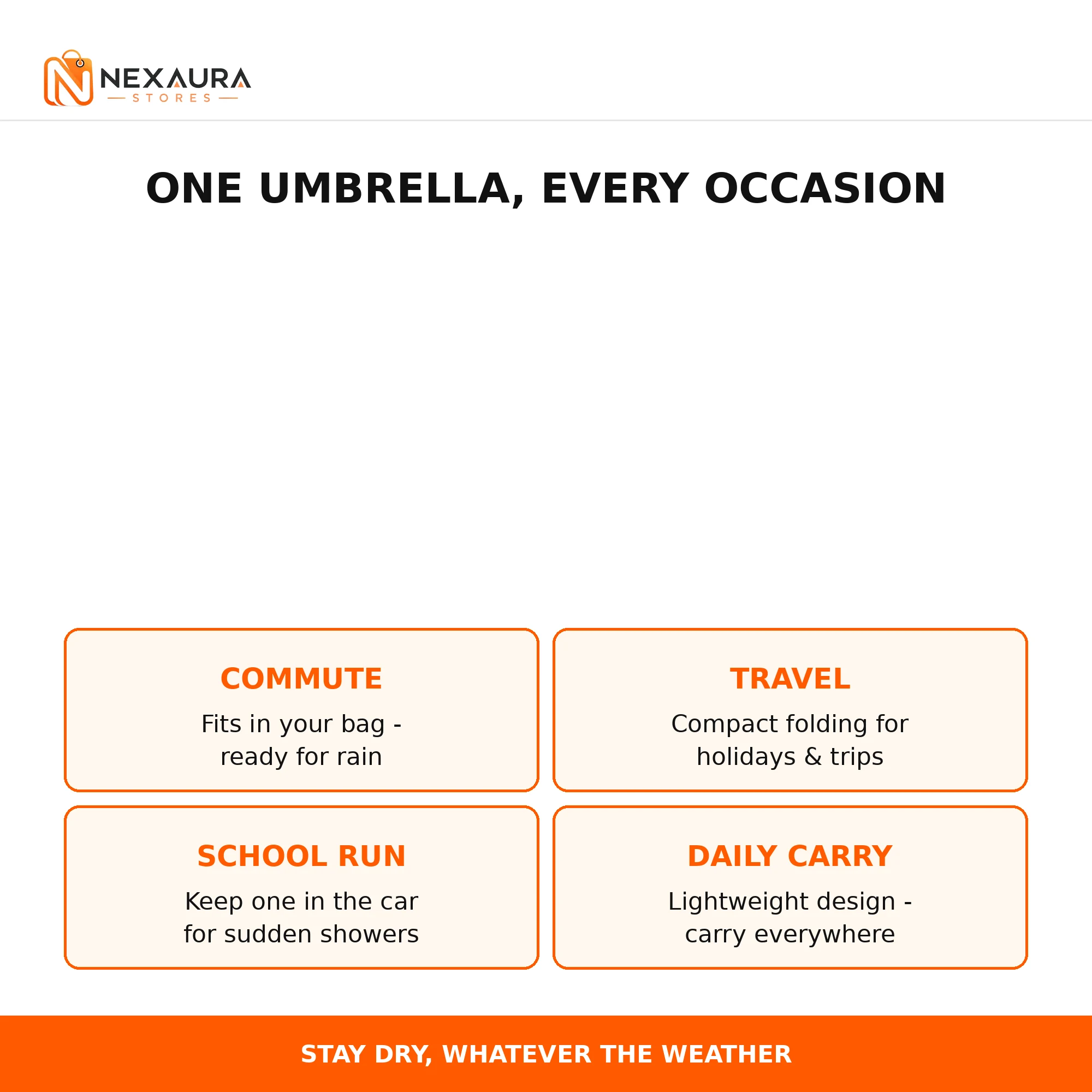 One umbrella for every occasion