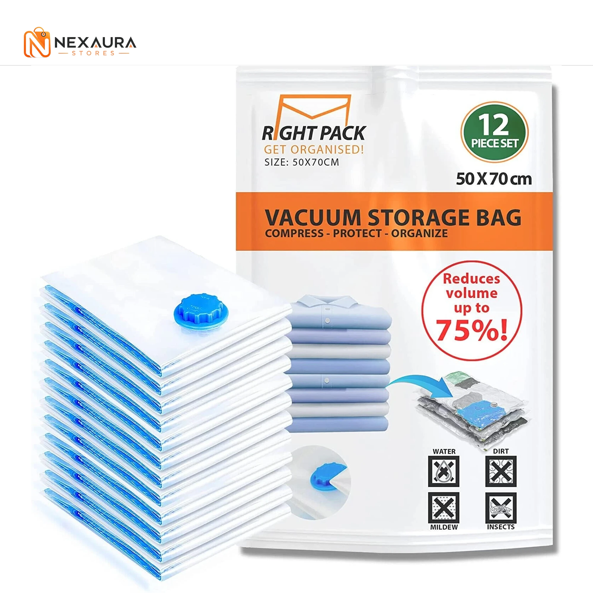 Nexaura Vacuum Storage Bags