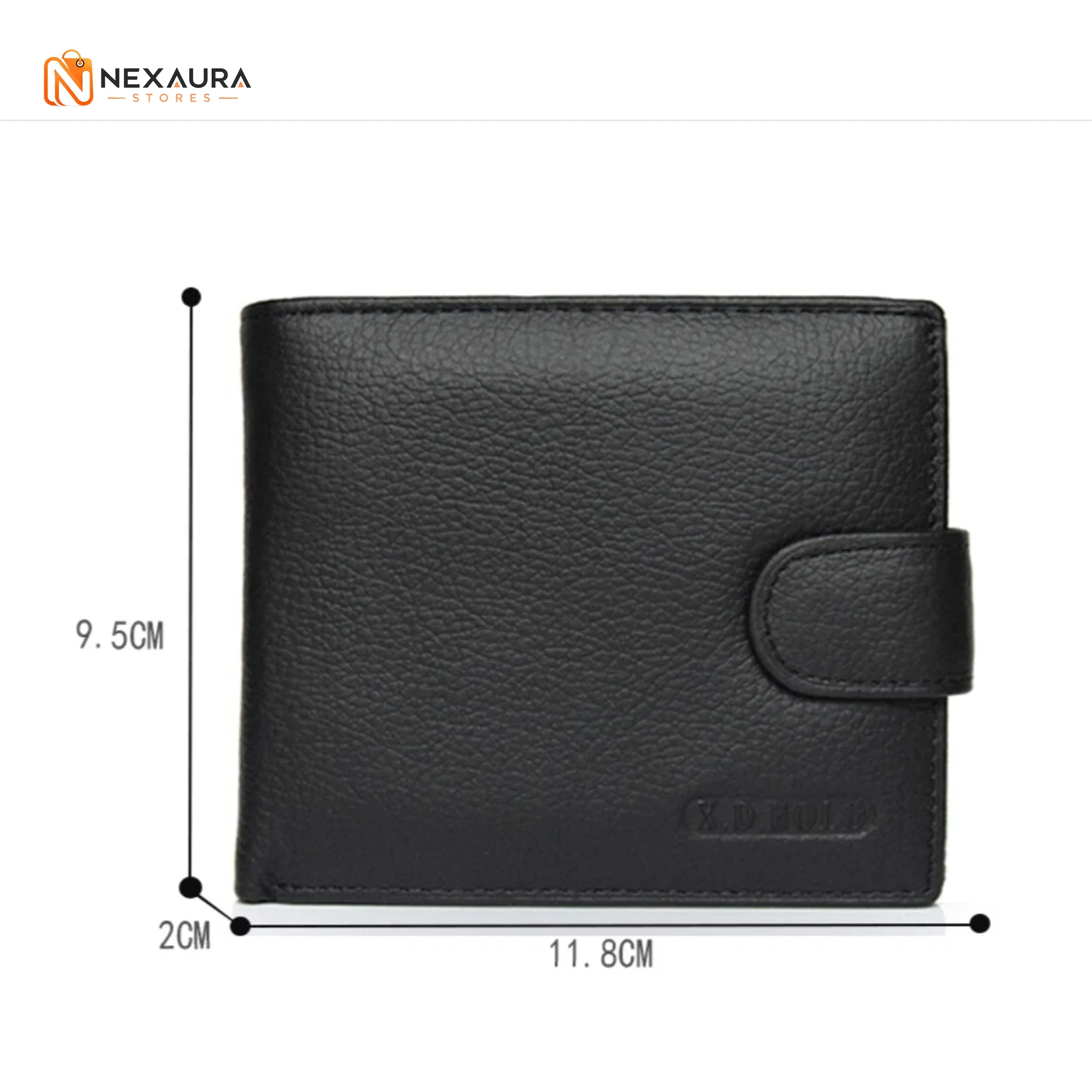 RFID wallet open showing card slots